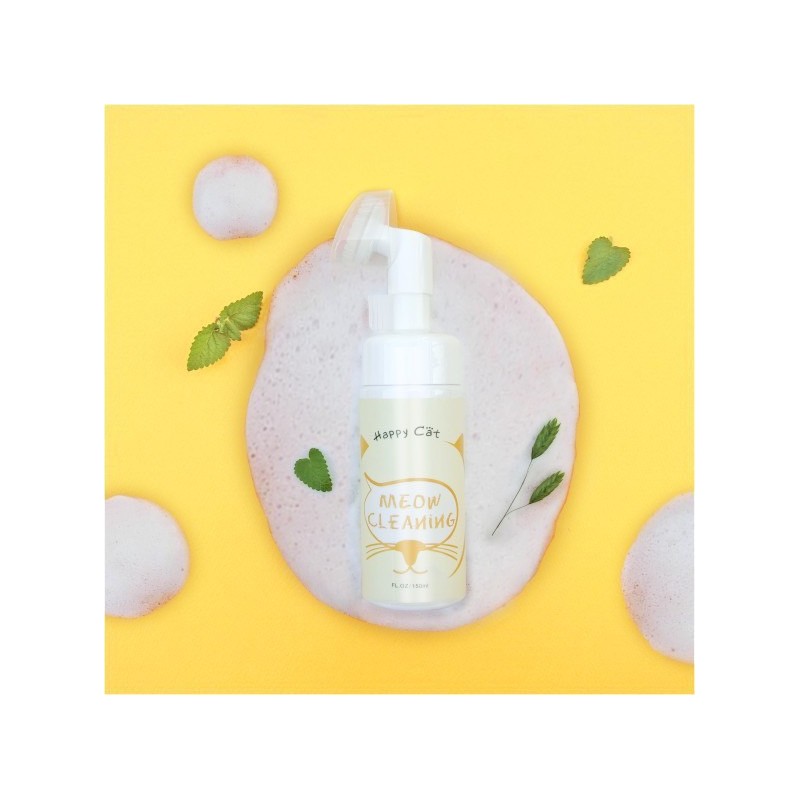 【A-628】Dirty Dog HAPPYCAT貓咪泡沫Fun鬆洗150ml 貓咪潔足樂 MR.TAIL 寵物足部清潔 (紅利58500點)