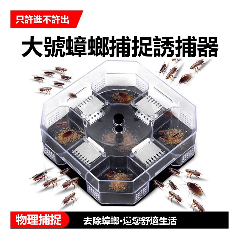 【B-183】蟑螂捕捉器 蟑螂誘捕器 防治蟑螂 蟑螂捕抓器 捕蟑器 蟑螂屋 蟑螂剋星 蟑螂藥 蟑螂盒 滅蟑 殺蟑" 8入/組 (紅利45000點)