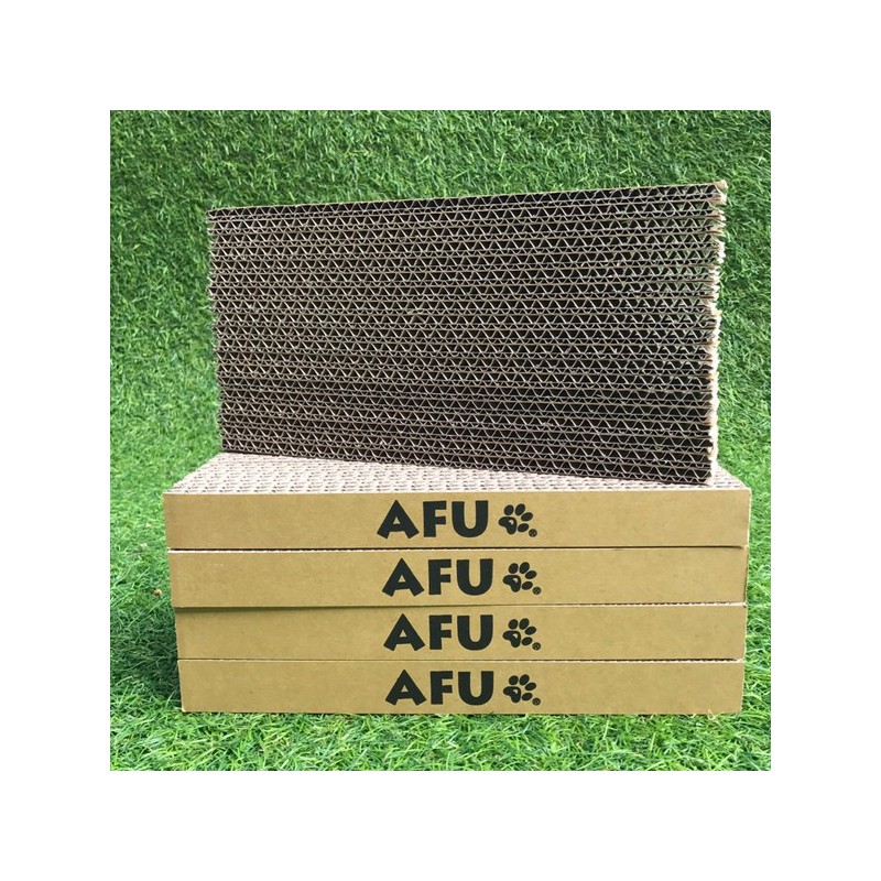 【A-201】AFU 單片 AFU 貓抓板-小 小抓板 貓抓板 貓玩具 阿富 8片入 (紅利54600點)