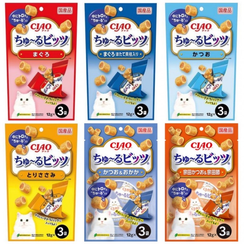 【A-209】CIAO 啾嚕迷你肉泥夾心卷36g肉泥夾心捲 肉泥捲心酥 迷你肉泥夾心捲 貓肉泥 貓零食 4包入 !!下單告知客服規格!!(紅利41600點)