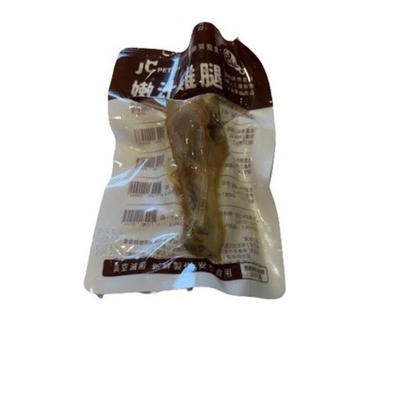 【A-403】JC PET 嫩汁雞腿 寵物雞腿 狗零食 貓零食 化骨雞腿 MIT 採草獸 台灣製造 8支入 (紅利40300點)